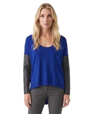 5/48 Royal Blue Sweater with Red Brand Tag
